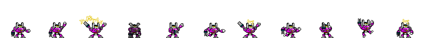 Plug Man | Base Sprite Right<div style="margin-top: 4px; letting-spacing: 1px; font-size: 90%; font-family: Courier New; color: rgb(159, 150, 172);">[robot:right:base]{plug-man}</div>