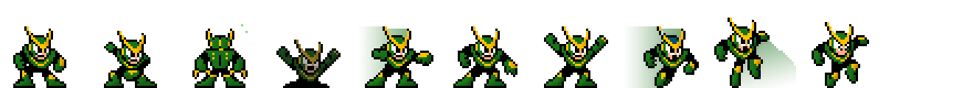 Quick Man (Green Alt) | Base Sprite Right<div style="margin-top: 4px; letting-spacing: 1px; font-size: 90%; font-family: Courier New; color: rgb(159, 150, 172);">[robot:right:base]{quick-man_alt2}</div>