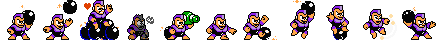 Bomb Man (Purple Alt) | Base Sprite Right