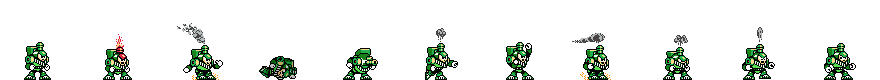 Charge Man (Green Alt) | Base Sprite Right