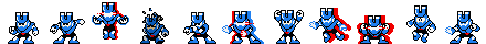 Magnet Man (Blue Alt) | Base Sprite Left