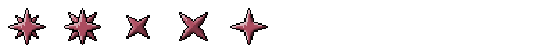 Laser Star | Frame 01 Sprite Left<div style="margin-top: 4px; letting-spacing: 1px; font-size: 90%; font-family: Courier New; color: rgb(159, 150, 172);">[ability:left:frame_01]{item-star-laser}</div>