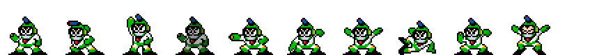 Bubble Man | Base Sprite Left<div style="margin-top: 4px; letting-spacing: 1px; font-size: 90%; font-family: Courier New; color: rgb(159, 150, 172);">[robot:left:base]{bubble-man}</div>