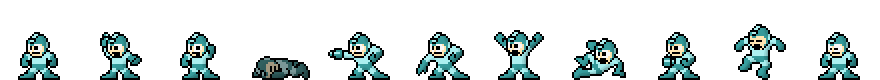 Mega Man (Freeze Core) | Base Sprite Left<div style="margin-top: 4px; letting-spacing: 1px; font-size: 90%; font-family: Courier New; color: rgb(159, 150, 172);">[robot:left:base]{mega-man_freeze}</div>