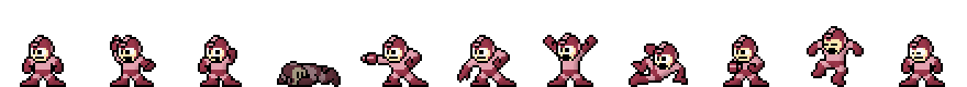 Mega Man (Laser Core) | Base Sprite Left<div style="margin-top: 4px; letting-spacing: 1px; font-size: 90%; font-family: Courier New; color: rgb(159, 150, 172);">[robot:left:base]{mega-man_laser}</div>