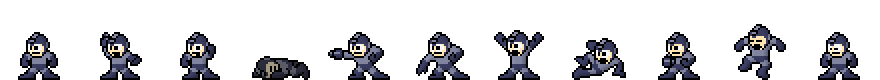 Mega Man (Space Core) | Base Sprite Left<div style="margin-top: 4px; letting-spacing: 1px; font-size: 90%; font-family: Courier New; color: rgb(159, 150, 172);">[robot:left:base]{mega-man_space}</div>