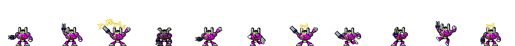 Plug Man | Base Sprite Left<div style="margin-top: 4px; letting-spacing: 1px; font-size: 90%; font-family: Courier New; color: rgb(159, 150, 172);">[robot:left:base]{plug-man}</div>
