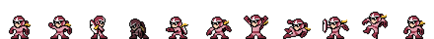 Proto Man (Laser Core) | Base Sprite Left<div style="margin-top: 4px; letting-spacing: 1px; font-size: 90%; font-family: Courier New; color: rgb(159, 150, 172);">[robot:left:base]{proto-man_laser}</div>