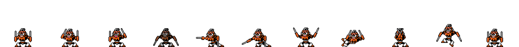 Spark Man | Base Sprite Left<div style="margin-top: 4px; letting-spacing: 1px; font-size: 90%; font-family: Courier New; color: rgb(159, 150, 172);">[robot:left:base]{spark-man}</div>