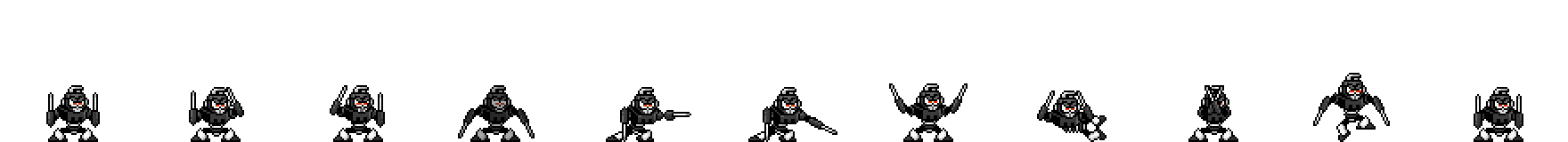 Spark Man (Darkness Alt) | Base Sprite Right<div style="margin-top: 4px; letting-spacing: 1px; font-size: 90%; font-family: Courier New; color: rgb(159, 150, 172);">[robot:right:base]{spark-man_alt9}</div>