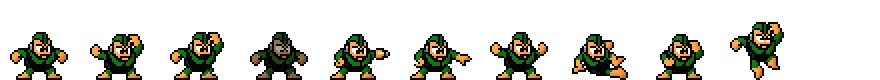 Bomb Man (Green Alt) | Base Sprite Right<div style="margin-top: 4px; letting-spacing: 1px; font-size: 90%; font-family: Courier New; color: rgb(159, 150, 172);">[robot:right:base]{bomb-man_alt}</div>
