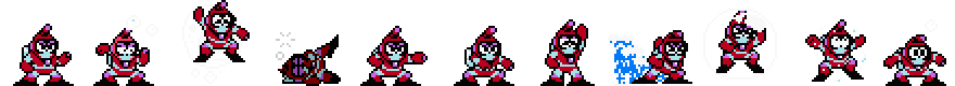 Bubble Man (Red Alt) | Base Sprite Right<div style="margin-top: 4px; letting-spacing: 1px; font-size: 90%; font-family: Courier New; color: rgb(159, 150, 172);">[robot:right:base]{bubble-man_alt2}</div>