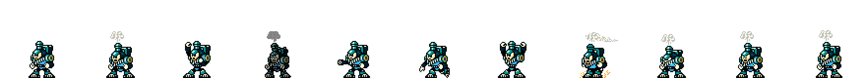 Charge Man (Steel Alt) | Base Sprite Left<div style="margin-top: 4px; letting-spacing: 1px; font-size: 90%; font-family: Courier New; color: rgb(159, 150, 172);">[robot:left:base]{charge-man_alt}</div>