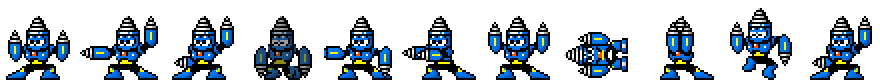 Drill Man (Blue Alt) | Base Sprite Left<div style="margin-top: 4px; letting-spacing: 1px; font-size: 90%; font-family: Courier New; color: rgb(159, 150, 172);">[robot:left:base]{drill-man_alt2}</div>