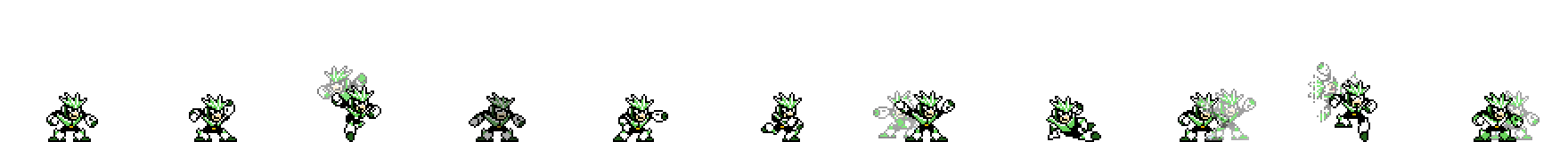 Gemini Man (Emerald Alt) | Base Sprite Right<div style="margin-top: 4px; letting-spacing: 1px; font-size: 90%; font-family: Courier New; color: rgb(159, 150, 172);">[robot:right:base]{gemini-man_alt2}</div>