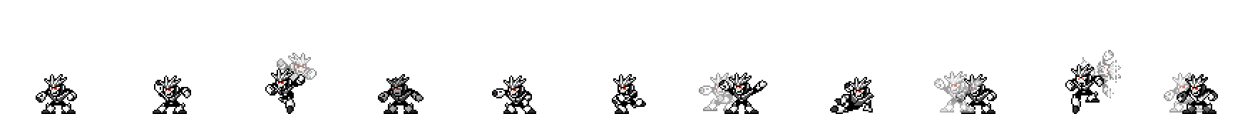 Gemini Man (Darkness Alt) | Base Sprite Left<div style="margin-top: 4px; letting-spacing: 1px; font-size: 90%; font-family: Courier New; color: rgb(159, 150, 172);">[robot:left:base]{gemini-man_alt9}</div>
