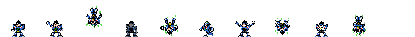 Gravity Man (Blue Alt) | Base Sprite Left<div style="margin-top: 4px; letting-spacing: 1px; font-size: 90%; font-family: Courier New; color: rgb(159, 150, 172);">[robot:left:base]{gravity-man_alt}</div>