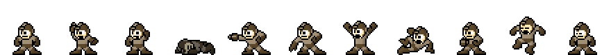 Mega Man (Earth Core) | Base Sprite Left<div style="margin-top: 4px; letting-spacing: 1px; font-size: 90%; font-family: Courier New; color: rgb(159, 150, 172);">[robot:left:base]{mega-man_earth}</div>