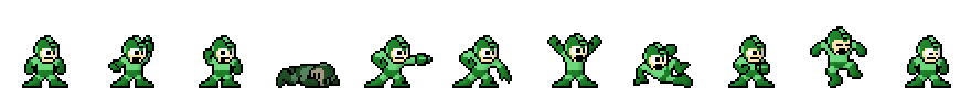 Mega Man (Nature Core) | Base Sprite Right<div style="margin-top: 4px; letting-spacing: 1px; font-size: 90%; font-family: Courier New; color: rgb(159, 150, 172);">[robot:right:base]{mega-man_nature}</div>