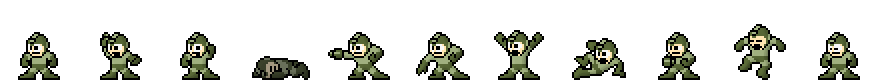 Mega Man (Wind Core) | Base Sprite Left<div style="margin-top: 4px; letting-spacing: 1px; font-size: 90%; font-family: Courier New; color: rgb(159, 150, 172);">[robot:left:base]{mega-man_wind}</div>