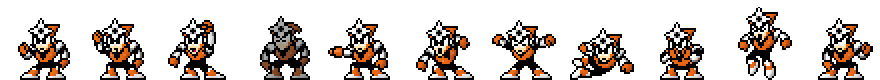 Shadow Man (Orange Alt) | Base Sprite Left<div style="margin-top: 4px; letting-spacing: 1px; font-size: 90%; font-family: Courier New; color: rgb(159, 150, 172);">[robot:left:base]{shadow-man_alt}</div>