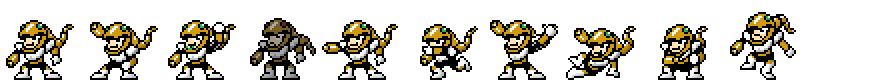 Snake Man (Amber Alt) | Base Sprite Left<div style="margin-top: 4px; letting-spacing: 1px; font-size: 90%; font-family: Courier New; color: rgb(159, 150, 172);">[robot:left:base]{snake-man_alt}</div>