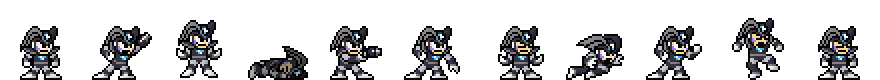 Bass (Shadow Core) | Base Sprite Right