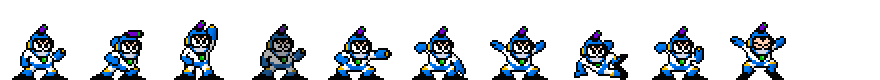 Bubble Man (Blue Alt) | Base Sprite Right