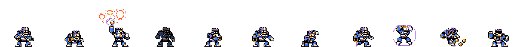 Burst Man | Base Sprite Right