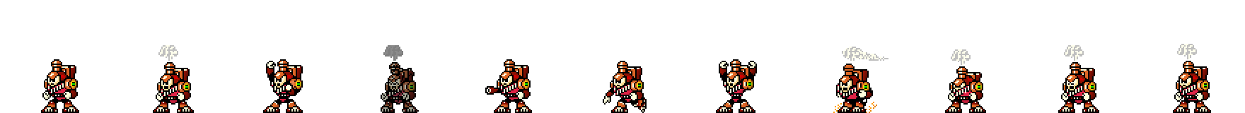 Charge Man | Base Sprite Left