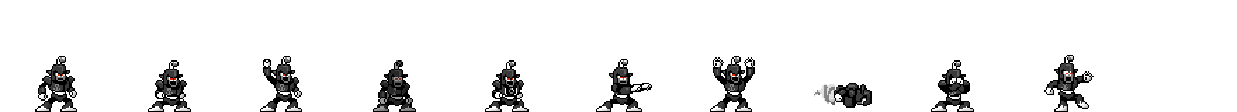 Dive Man (Darkness Alt) | Base Sprite Right