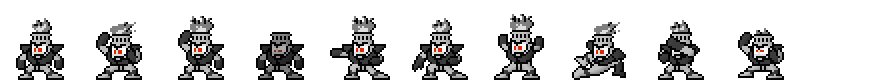 Fire Man (Darkness Alt) | Base Sprite Left