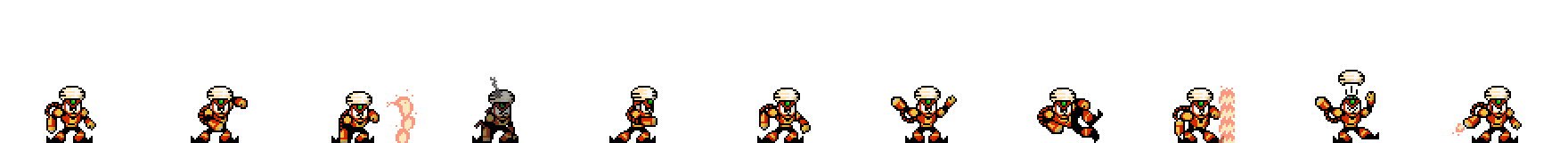 Flame Man | Base Sprite Right