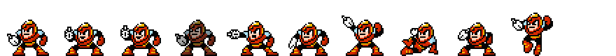 Flash Man (Red Alt) | Base Sprite Left