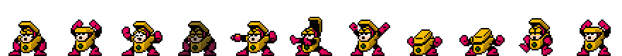 Heat Man | Base Sprite Left
