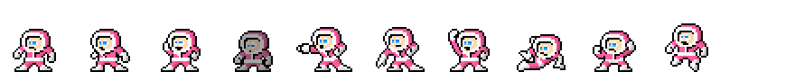 Ice Man (Pink Alt) | Base Sprite Left
