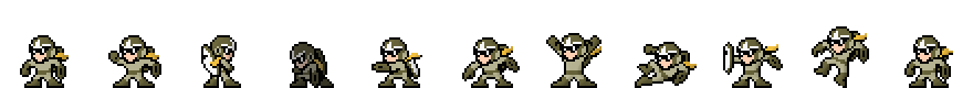 Proto Man (Impact Core) | Base Sprite Left