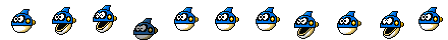Robo Fishtot | Base Sprite Left