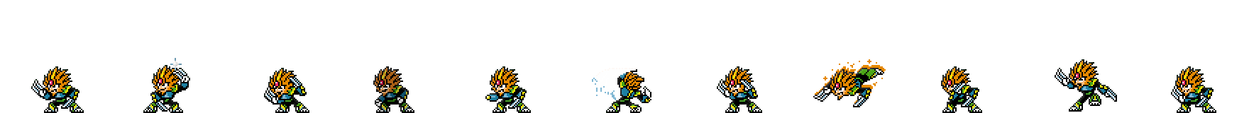 Slash Man | Base Sprite Left