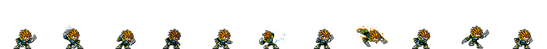 Slash Man | Base Sprite Right