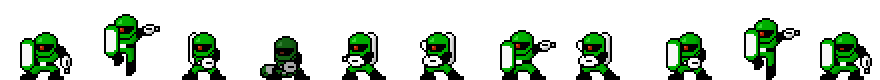 Sniper Joe | Base Sprite Left