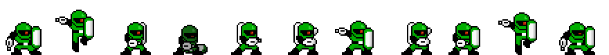 Sniper Joe | Base Sprite Right