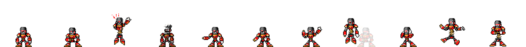 Spring Man | Base Sprite Left