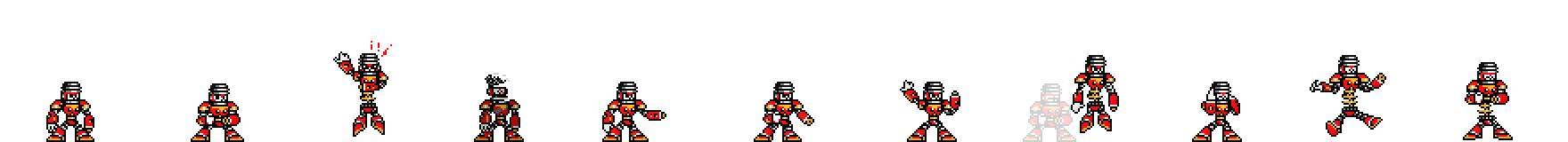 Spring Man | Base Sprite Right