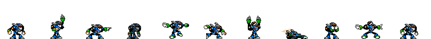 Turbo Man | Base Sprite Right