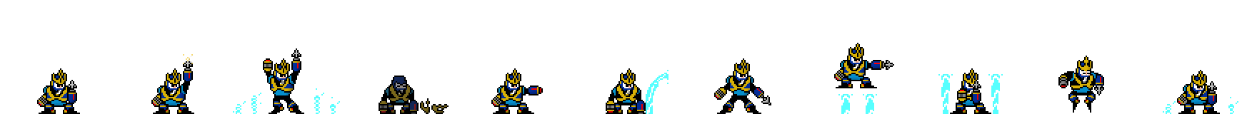 Wave Man | Base Sprite Right