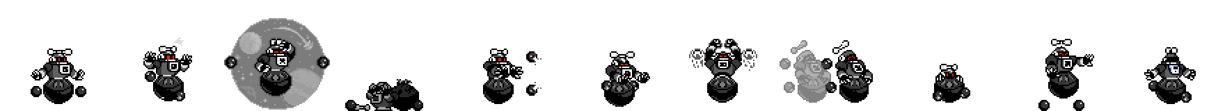 Astro Man (Darkness Alt) | Base Sprite Right