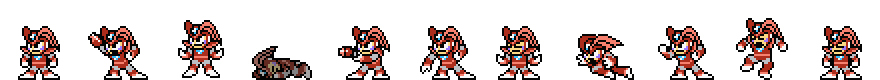 Bass (Flame Core) | Base Sprite Left