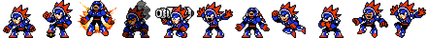 Blast Man | Base Sprite Left