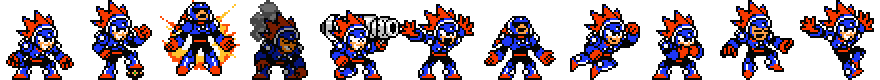 Blast Man | Base Sprite Right